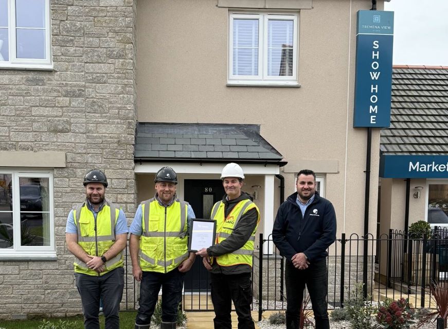 LABC Award for Tremena View Site Team